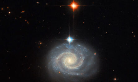Hubble Captures Image of Galaxy Emitting 'Forbidden' Light